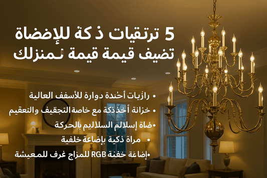 ترقيات ذكية للإضاءة تضيف قيمة حقيقية لمنزلك