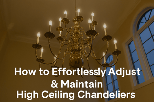 We Couldn’t Reach Our Chandelier — Until We Made It Come to Us (And It Rotates, Too!)