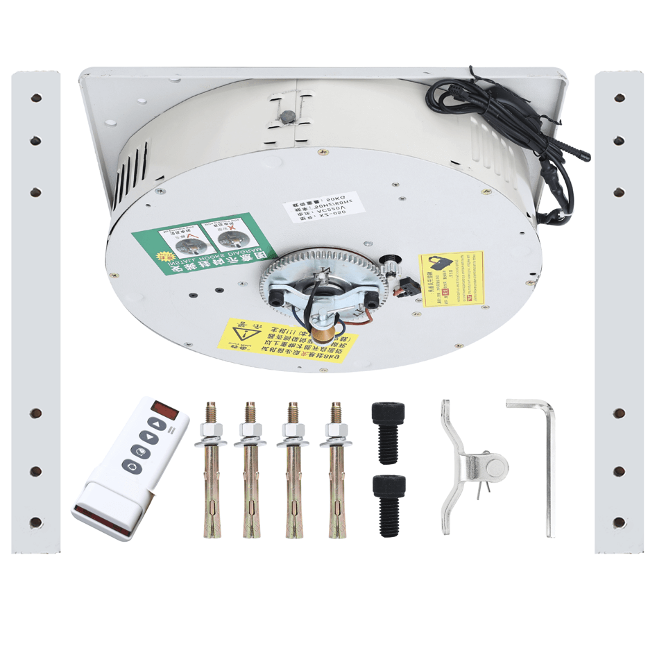 Huiye chandelier lift system with steel bars