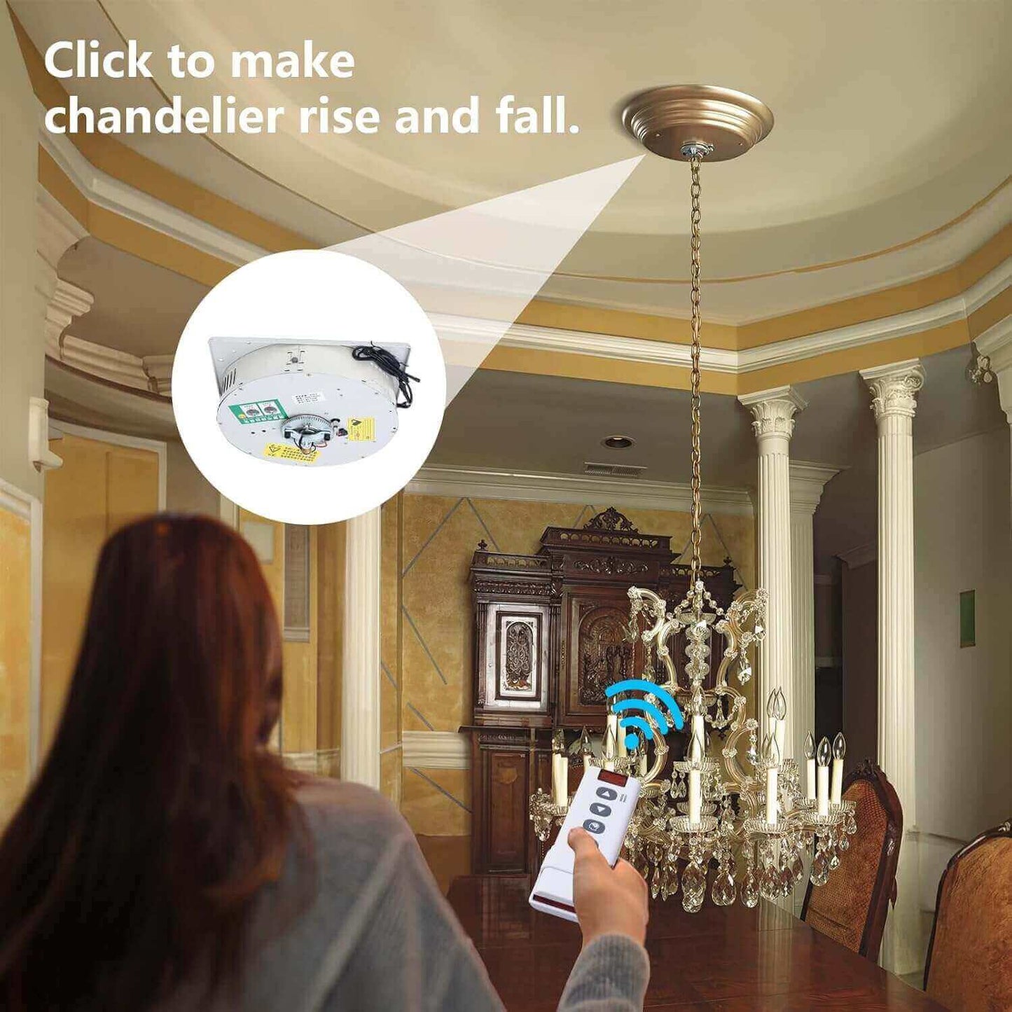 Lifting function of Huiye chandelier hoist