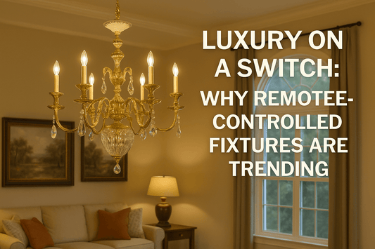 Luxury on a Switch: Why Remote-Controlled Fixtures Are Trending (By Huiye rotating chandelier hoist)