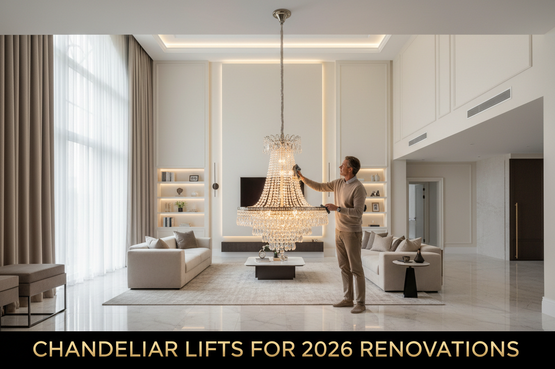 Why More Homeowners Are Adding Chandelier Lifts to Their Renovation Plans