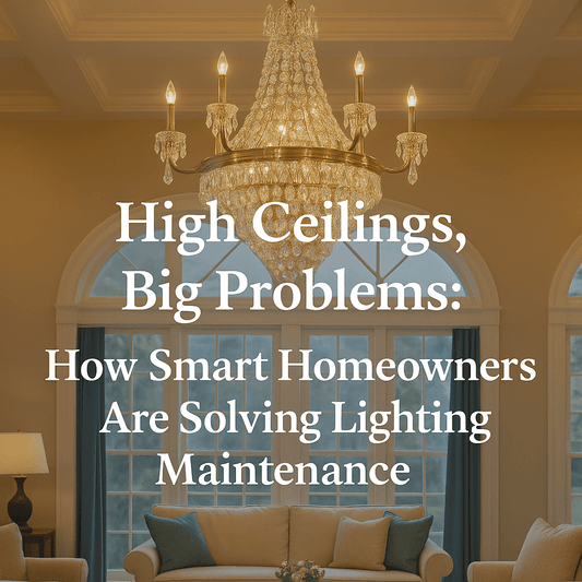 High Ceilings, Big Problems: How Smart Homeowners Are Solving Lighting Maintenance