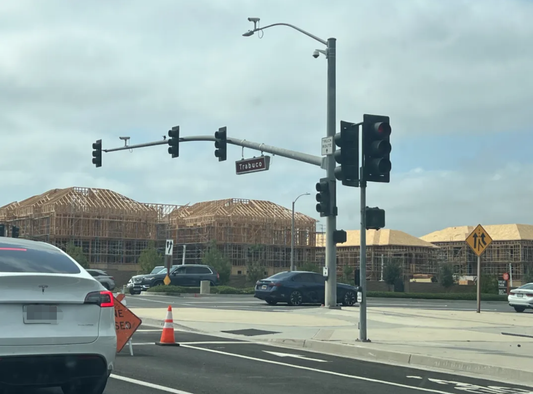 Construction of a wood-framed house in the U.S., illustrating why most houses in the U.S. and Canada are built with wood.