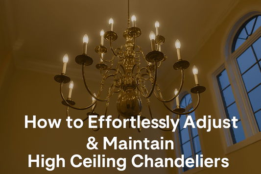 We Couldn’t Reach Our Chandelier — Until We Made It Come to Us (And It Rotates, Too!)