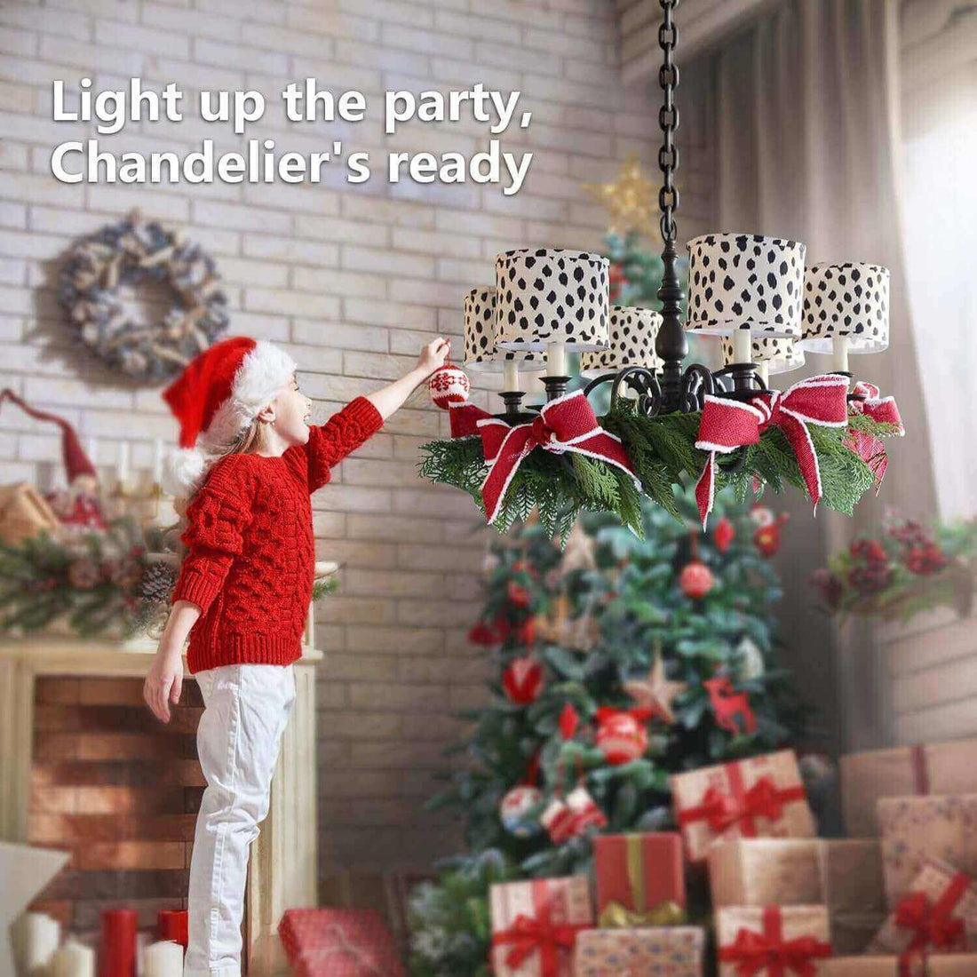 Lower the chandelier by Huiye Rotating Chandelier Lift System