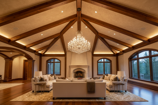 Vaulted Ceiling Lighting Why Your Dream Homes Best Feature Is Also Its Biggest Headache
