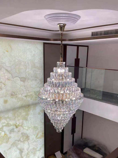 Hide the Huiye chandelier hoist with white cover