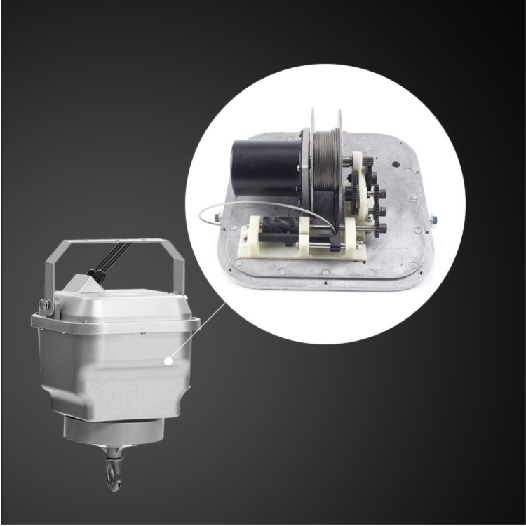 Huiye High Bay Lighting Lift System, Custom Engineering Solutions, YL-15E10A showcasing high bay light lift components.