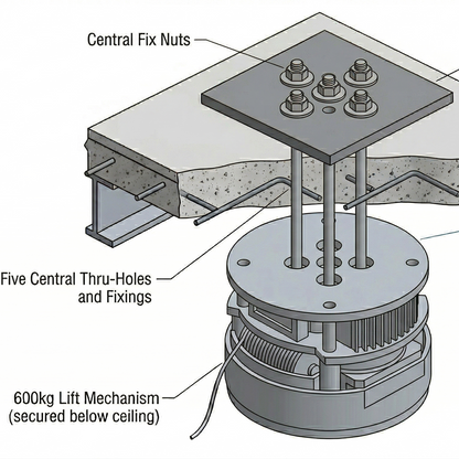 Through-Floor_Sandwich_Mounting