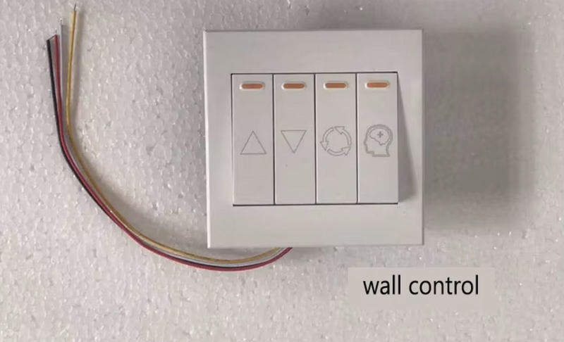 10A Wall Switch for Chandelier Lift & Rotator System, Switches Wall Mount Accessories for Electric Motor Winch Lighting Hoist Lifting (Wall Switch Control)